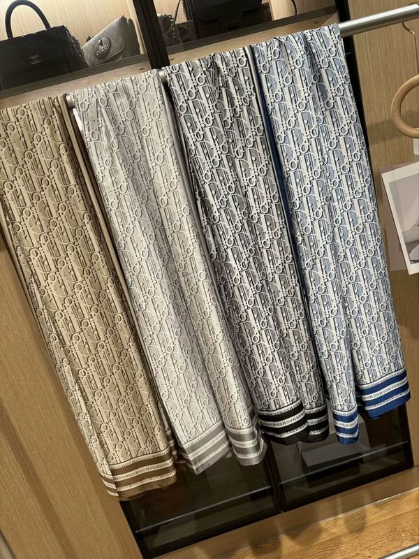 Dior silk scarf 180X90cm E030123